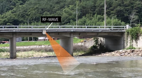 RF-WAVE가 설치된 모습(자료제공=한국건설기술연구원)