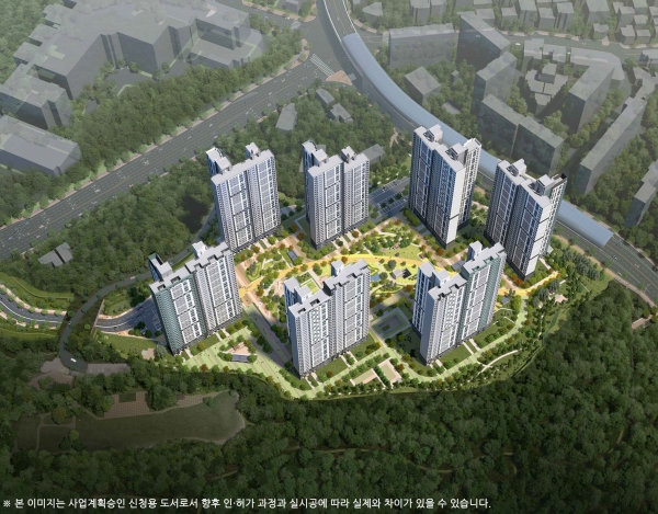충북 청주 더샵 청주그리니티 조감도(제공 포스코건설)
